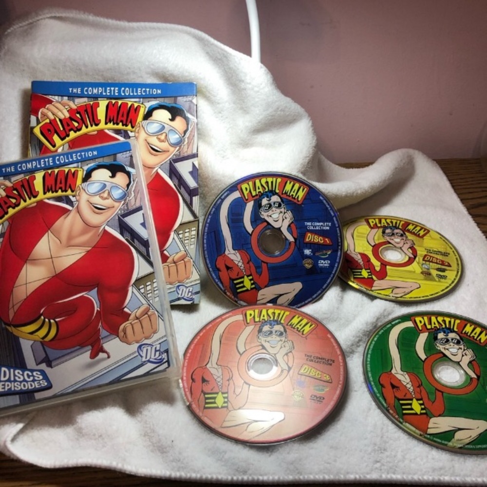 DC Comics Plastic Man 4 disc DVD collection